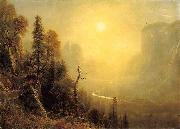 Albert Bierstadt Study_for_Yosemite_Valle Germany oil painting artist